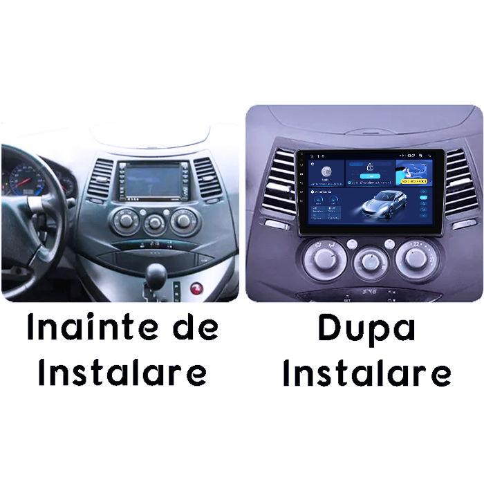Navigatie dedicata Mitsubishi Grandis 2003-2011, 8GB RAM 128GB ROM, Octacore, Platforma TS18, Android 14, Display QLED 9", Suporta camera 360", DSP, Carplay&Android Auto, SIM 4G, Ventilator Activ [5]
