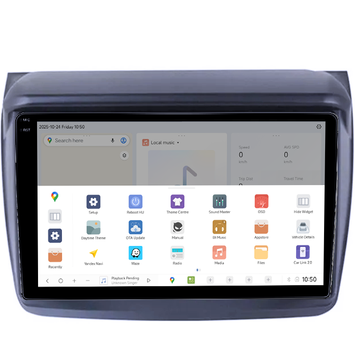 Navigatie dedicata Mitsubishi L200 2008-2016, DUDU3, 4GB RAM 64GB ROM, Octacore, Platforma 8581, Android, Display QLED 10", DSP, Carplay&AndroidAuto [3]