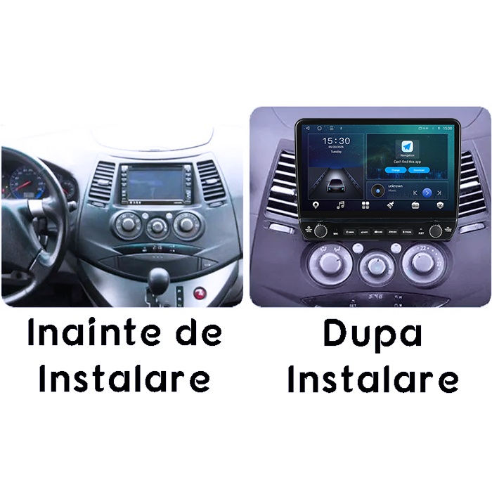 Navigatie dedicata Mitsubishi Grandis 2003-2011 Tesla cu butoane rotative model 2024, 4GB RAM 64GB ROM, Procesor Quadcore, Android 14, Display QLED 10", DSP, Carplay&Android Auto [7]