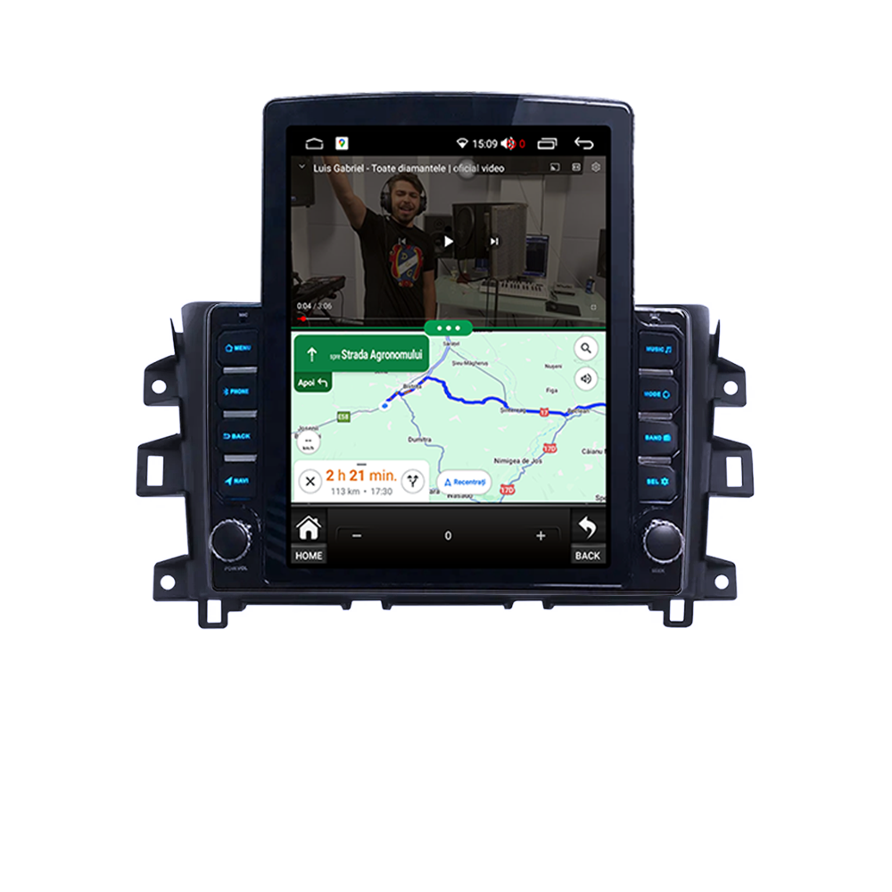 Navigatie dedicata Nissan Navara 2014-2016 Tesla Style, 4GB RAM 64GB ROM, Procesor Quadcore, Android 14, Display QLED 9.7", DSP, Carplay&Android Auto [5]