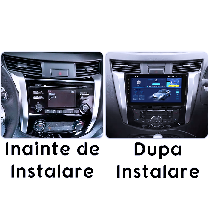Navigatie dedicata Nissan Navara 2014-2016, 4GB RAM 64GB ROM, Quadcore, Android 14, Display QLED  9", DSP, Carplay&Android Auto, Suport camere AHD [5]
