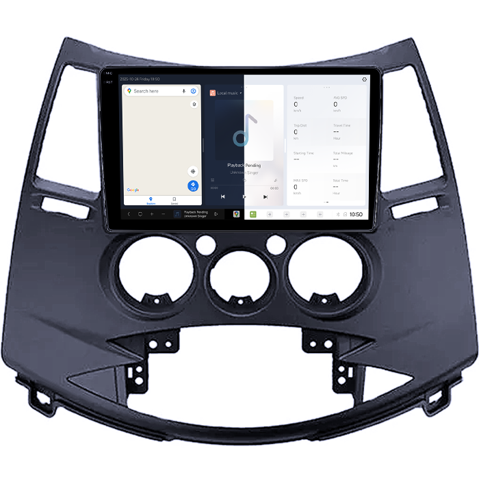 Navigatie dedicata Mitsubishi Grandis 2003-2011, DUDU3, 4GB RAM 64GB ROM, Octacore, Platforma 8581, Android, Display QLED 10", DSP, Carplay&AndroidAuto [2]