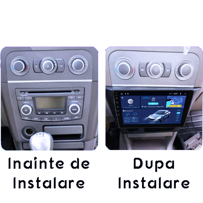 Navigatie dedicata Mitsubishi Lancer 2006, 12GB RAM 256GB ROM, Android 14, Rezolutie 2K, Display QLED, 9", DSP, Carplay, Android Auto, Internet, Youtube, Waze, Wi Fi, USB [5]