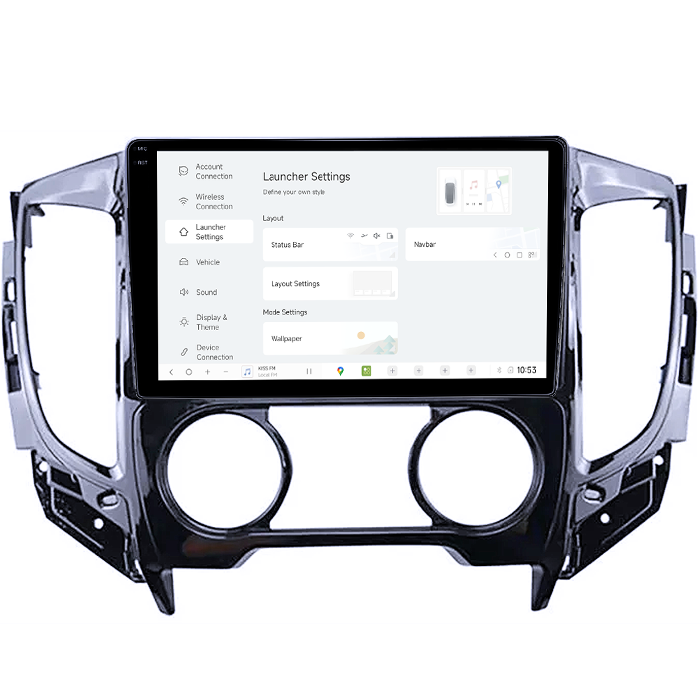 Navigatie dedicata Mitsubishi L200 2015-2019, DUDU3, 4GB RAM 64GB ROM, Octacore, Platforma 8581, Android, Display QLED 10", DSP, Carplay&AndroidAuto [5]