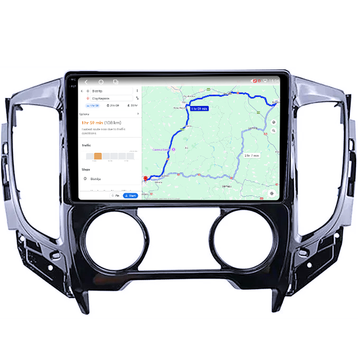Navigatie dedicata Mitsubishi L200 2015-2019, 4GB RAM 64GB ROM, Octacore, Android 14, Display QLED 1K 9", Carplay&Android Auto, SIM 4G, Ventilator Activ [4]