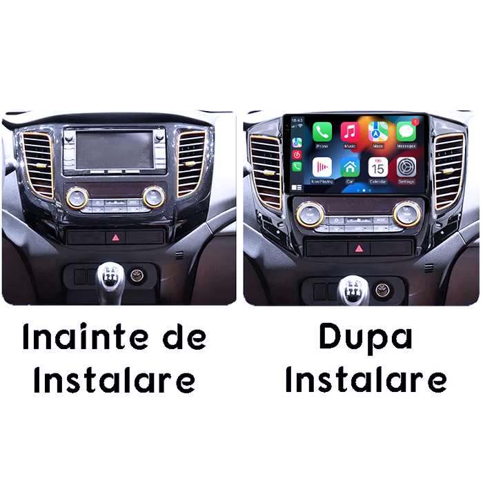 Navigatie dedicata Mitsubishi L200 2015-2019, 4GB RAM 64GB ROM, Procesor Qualcomm Octacore, Android 14, Rezolutie 2K, Display QLED 9", DSP, Carplay&Android Auto, SIM 4G [7]