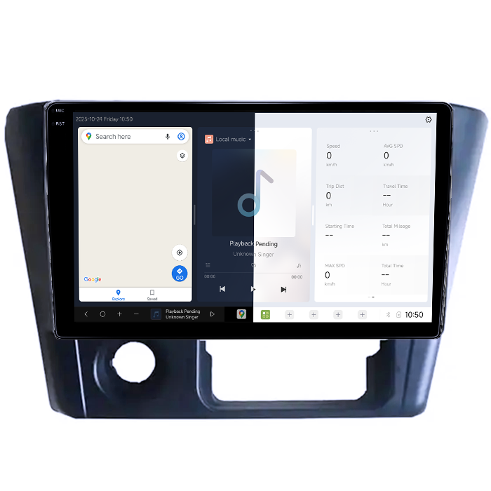 Navigatie dedicata Mitsubishi Lancer 2006, DUDU3, 4GB RAM 64GB ROM, Octacore, Platforma 8581, Android, Display QLED 10", DSP, Carplay&AndroidAuto [2]