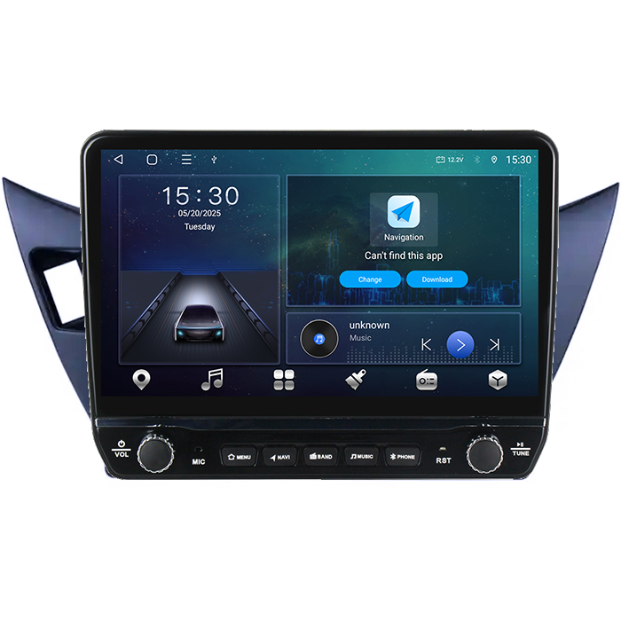 Navigatie dedicata Mitsubishi Lancer 2001-2007 Tesla cu butoane rotative model 2024, 4GB RAM 64GB ROM, Procesor Quadcore, Android 14, Display QLED 10", DSP, Carplay&Android Auto [6]