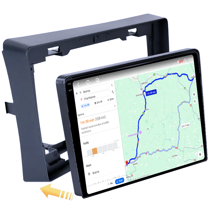 Navigatie dedicata Mitsubishi L200 2018-2020, 4GB RAM 64GB ROM, Octacore, Android 14, Display QLED 1K 9", Carplay&Android Auto, SIM 4G, Ventilator Activ [4]