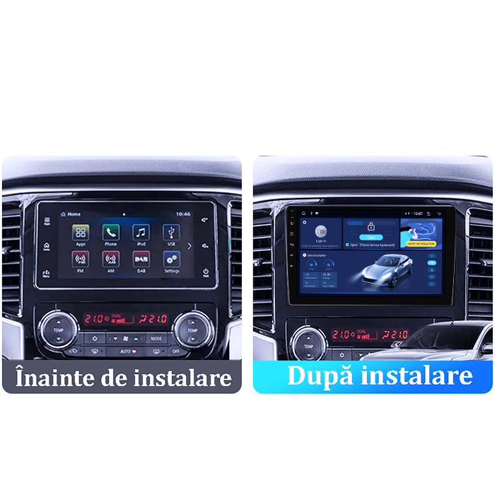 Navigatie dedicata Mitsubishi L200 2018-2020, 4GB RAM 64GB ROM, Octacore, Android 14, Display QLED 1K 9", Carplay&Android Auto, SIM 4G, Ventilator Activ [5]