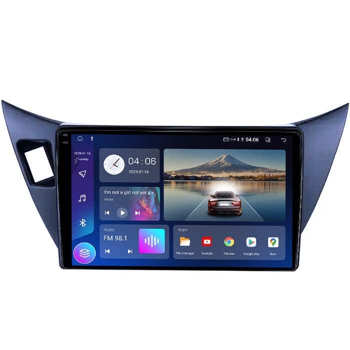 Navigatie dedicata Mitsubishi Lancer 2001-2007, 4GB RAM 32GB ROM, Android 13, Display QLED  9", DSP, Carplay, Android Auto, Internet, Youtube , Waze , WI-FI , USB , [2]