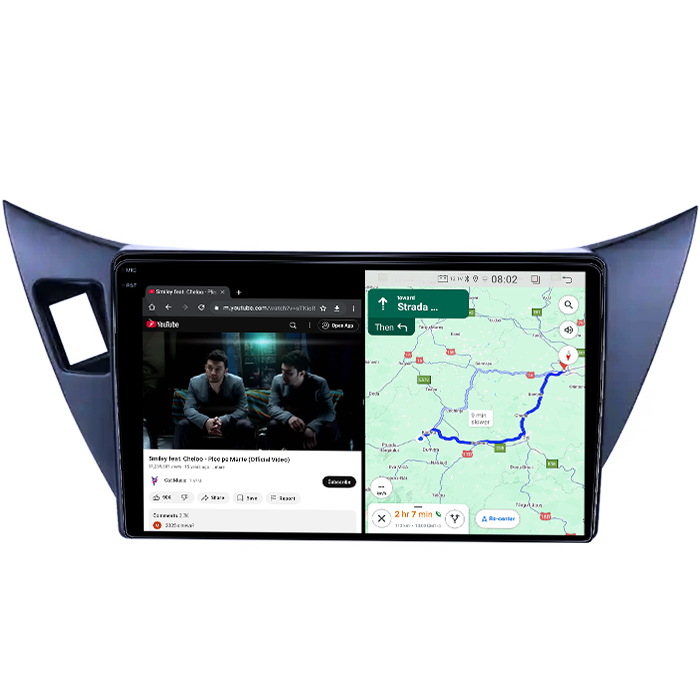 Navigatie dedicata Mitsubishi Lancer 2001-2007, 4GB RAM 32GB ROM, Android 13, Display QLED  9", DSP, Carplay, Android Auto, Internet, Youtube , Waze , WI-FI , USB , [4]
