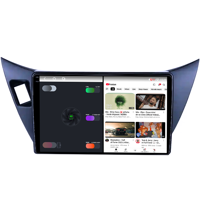 Navigatie dedicata Mitsubishi Lancer 2001-2007, 4GB RAM 64GB ROM, Octacore, Android 14, Display QLED 1K 9", Carplay&Android Auto, SIM 4G, Ventilator Activ [3]