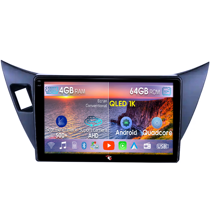 Navigatie dedicata Mitsubishi Lancer 2001-2007, 4GB RAM 64GB ROM, Octacore, Android 14, Display QLED 1K 9", Carplay&Android Auto, SIM 4G, Ventilator Activ [1]
