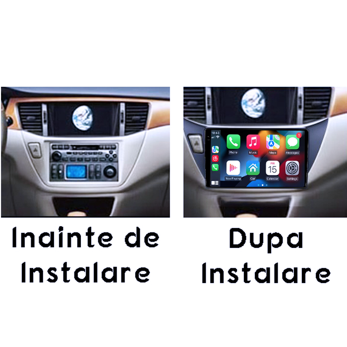 Navigatie dedicata Mitsubishi Lancer 2001-2007, 4GB RAM 64GB ROM, Procesor Qualcomm Octacore, Android 14, Rezolutie 2K, Display QLED 9", DSP, Carplay&Android Auto, SIM 4G [6]