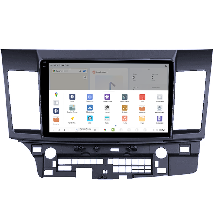 Navigatie dedicata Mitsubishi Lancer 2007-2012, DUDU3, 4GB RAM 64GB ROM, Octacore, Platforma 8581, Android, Display QLED 10", DSP, Carplay&AndroidAuto [3]