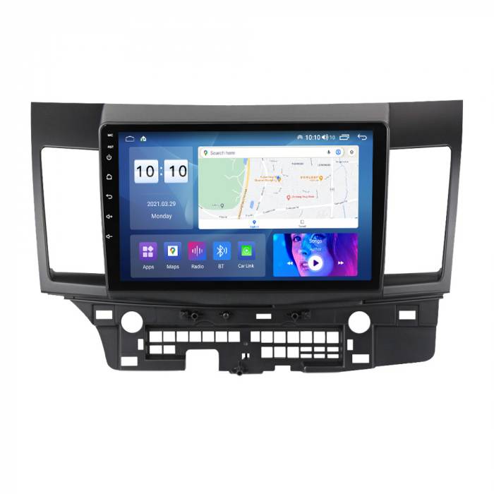 Navigatie dedicata Mitsubishi Lancer 2007-2012, 4 GB RAM 32 ROM, Android 13, Display QLED, 10", DSP, Carplay, Android Auto, Internet, Youtube , Waze , WI-FI , USB , Bluetooth [3]