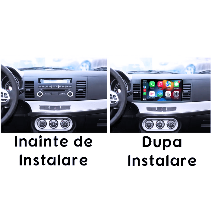 Navigatie dedicata Mitsubishi Lancer 2007-2012, 4GB RAM 64GB ROM, Procesor Qualcomm Octacore, Android 14, Rezolutie 2K, Display QLED 10", DSP, Carplay&Android Auto, SIM 4G [6]