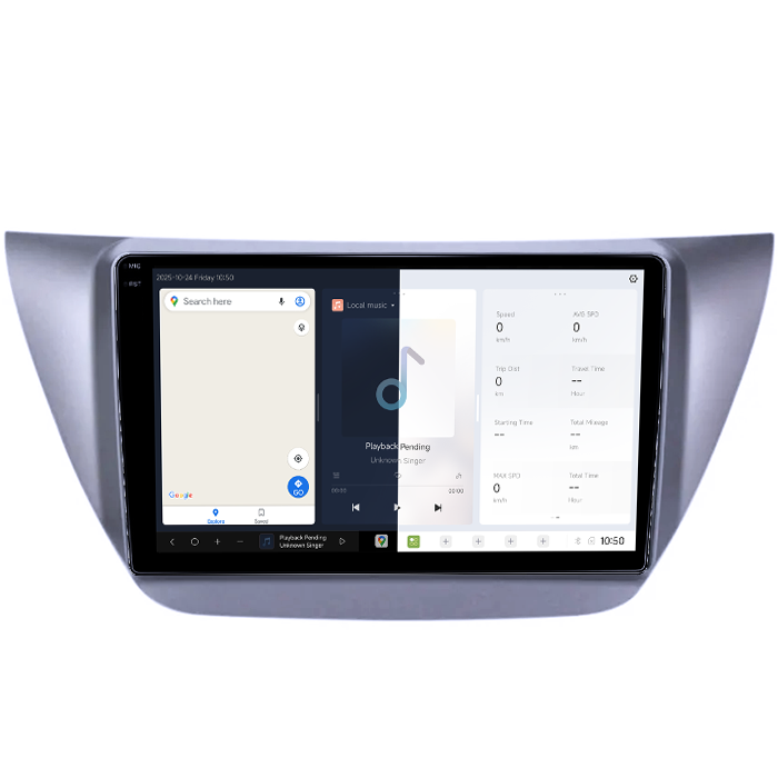 Navigatie dedicata Mitsubishi Lancer IX 2006-2010, DUDU3, 4GB RAM 64GB ROM, Octacore, Platforma 8581, Android, Display QLED 10", DSP, Carplay&AndroidAuto [2]