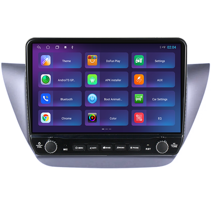 Navigatie dedicata Mitsubishi Lancer IX 2006-2010 Tesla cu butoane rotative model 2024, 4GB RAM 64GB ROM, Procesor Quadcore, Android 14, Display QLED 10", DSP, Carplay&Android Auto [4]