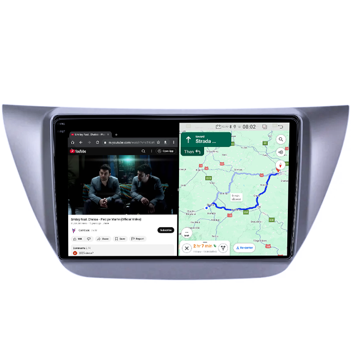 Navigatie dedicata Mitsubishi Lancer IX 2006-2010, 4GB RAM 64GB ROM, Quad Core, Display 9" QLED 1K, Carplay, Android 14, Bluetooth, Magazin Play, Suport Camere AHD [4]