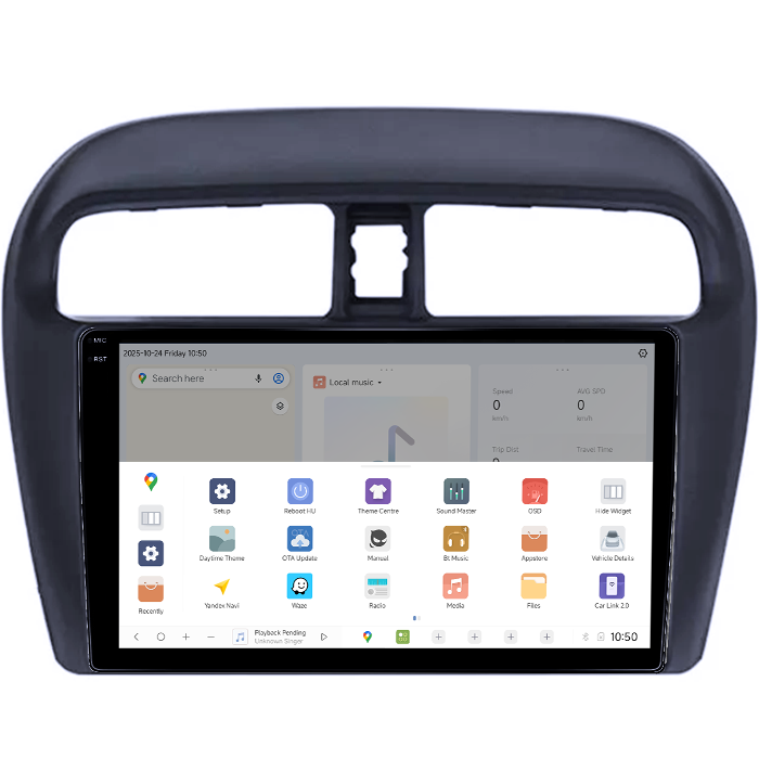 Navigatie dedicata Mitsubishi Mirage Attrage 2012-2018, DUDU3, 4GB RAM 64GB ROM, Octacore, Platforma 8581, Android, Display QLED 10", DSP, Carplay&AndroidAuto [3]