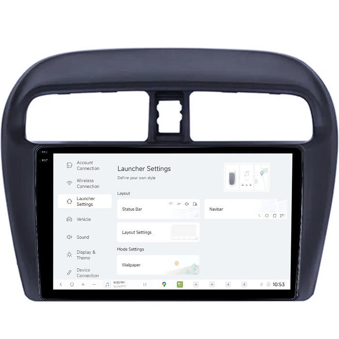 Navigatie dedicata Mitsubishi Mirage Attrage 2012-2018, DUDU3, 4GB RAM 64GB ROM, Octacore, Platforma 8581, Android, Display QLED 10", DSP, Carplay&AndroidAuto [5]