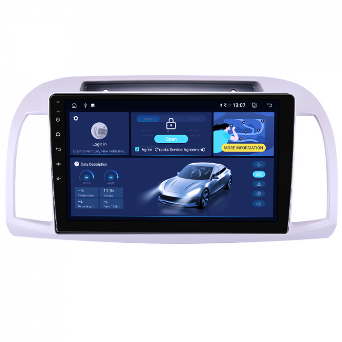 Navigatie dedicata Nissan Micra 2002-2020, 4GB RAM 64GB ROM, Octacore, Android 14, Display QLED 9", DSP, Carplay&Android Auto, SIM 4G, Ventilator Activ [2]