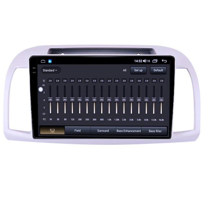 Navigatie dedicata Mitsubishi Micra 2002-2020, 8GB RAM 128GB ROM, Octacore, Platforma 7862, Android 14, Display QLED 9" 2K, Suporta camera 360", DSP, Carplay&Android [3]