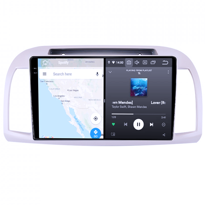 Navigatie dedicata Mitsubishi Micra 2002-2020, 8GB RAM 128GB ROM, Octacore, Platforma 7862, Android 14, Display QLED 9" 2K, Suporta camera 360", DSP, Carplay&Android [5]