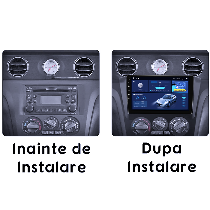 Navigatie dedicata Mitsubishi Outlander 2001-2005, 4GB RAM 64GB ROM, Quad Core, Display 10" QLED  Carplay, Android 14, Bluetooth, Magazin Play, Suport Camere AHD [5]
