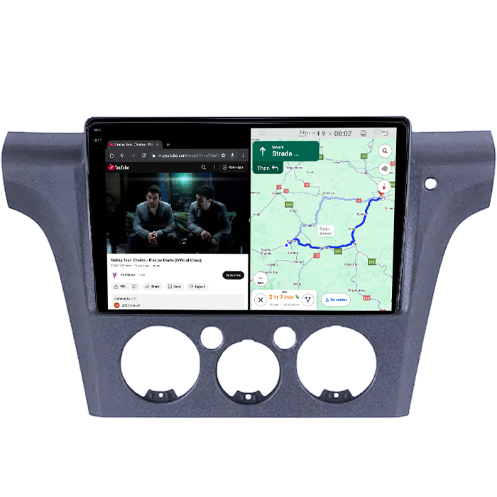 Navigatie dedicata Mitsubishi Outlander 2001-2005, 8GB RAM 128GB ROM, Octacore, Platforma TS18, Android 14, Display QLED 10", Suporta camera 360", DSP, Carplay&Android Auto, SIM 4G, Ventilator Acti [4]