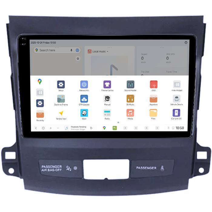 Navigatie dedicata Mitsubishi Outlander 2005-2011, DUDU3, 4GB RAM 64GB ROM, Octacore, Platforma 8581, Android, Display QLED 9", DSP, Carplay&AndroidAuto [3]