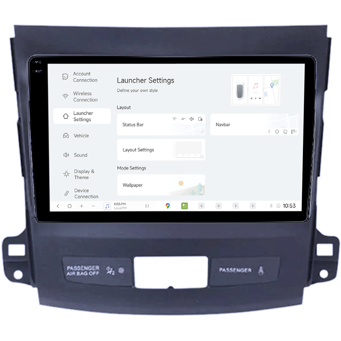 Navigatie dedicata Mitsubishi Outlander 2005-2011, DUDU3, 4GB RAM 64GB ROM, Octacore, Platforma 8581, Android, Display QLED 9", DSP, Carplay&AndroidAuto [5]