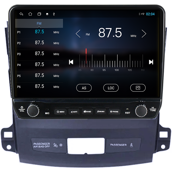 Navigatie dedicata Mitsubishi Outlander 2005-2011 Tesla cu butoane rotative model 2024, 4GB RAM 64GB ROM, Procesor Quadcore, Android 14, Display QLED 10", DSP, Carplay&Android Auto [3]