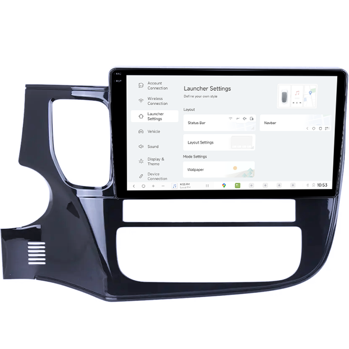 Navigatie dedicata Mitsubishi Outlander 2012-2018, DUDU3, 4GB RAM 64GB ROM, Octacore, Platforma 8581, Android, Display QLED 9", DSP, Carplay&AndroidAuto [5]
