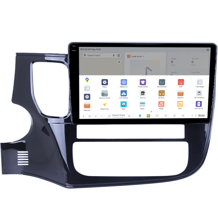 Navigatie dedicata Mitsubishi Outlander 2012-2018, DUDU3, 4GB RAM 64GB ROM, Octacore, Platforma 8581, Android, Display QLED 9", DSP, Carplay&AndroidAuto [3]
