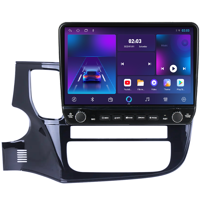 Navigatie dedicata Mitsubishi Outlander 2012-2018 Tesla cu butoane rotative model 2024, 4GB RAM 64GB ROM, Procesor Quadcore, Android 14, Display QLED 10", DSP, Carplay&Android Auto [5]