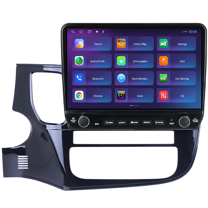 Navigatie dedicata Mitsubishi Outlander 2012-2018 Tesla cu butoane rotative model 2024, 4GB RAM 64GB ROM, Procesor Quadcore, Android 14, Display QLED 10", DSP, Carplay&Android Auto [4]