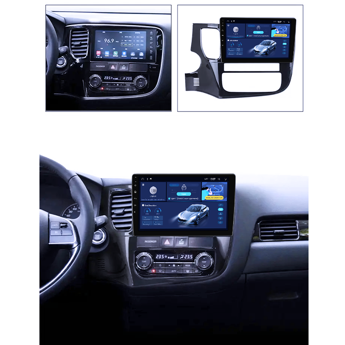 Navigatie dedicata Mitsubishi Outlander 2012-2017, 4GB RAM 64GB ROM, Octacore, Android 14, Display QLED 1K 9", Carplay&Android Auto, SIM 4G, Ventilator Activ [5]