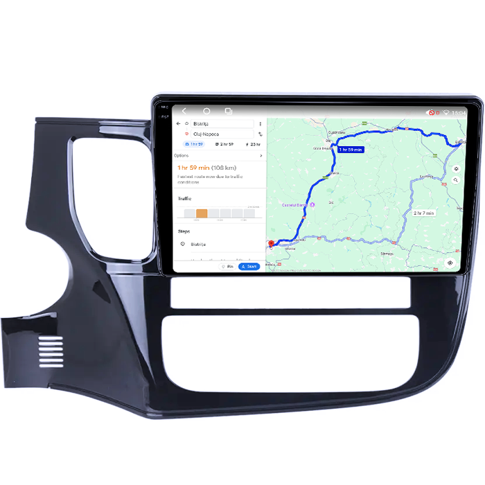 Navigatie dedicata Mitsubishi Outlander 2012-2017, 4GB RAM 64GB ROM, Octacore, Android 14, Display QLED 1K 9", Carplay&Android Auto, SIM 4G, Ventilator Activ [4]