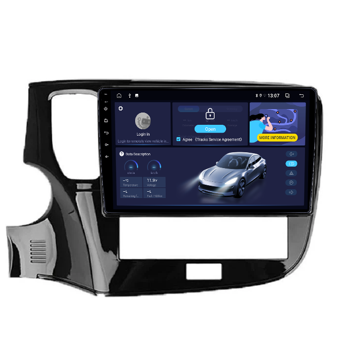 Navigatie dedicata Mitsubishi Outlander 2019-2021, 12GB RAM 256GB ROM, Android 13, Rezolutie 2K, Display QLED, 9", DSP, Carplay, Android Auto, Internet, Youtube [2]