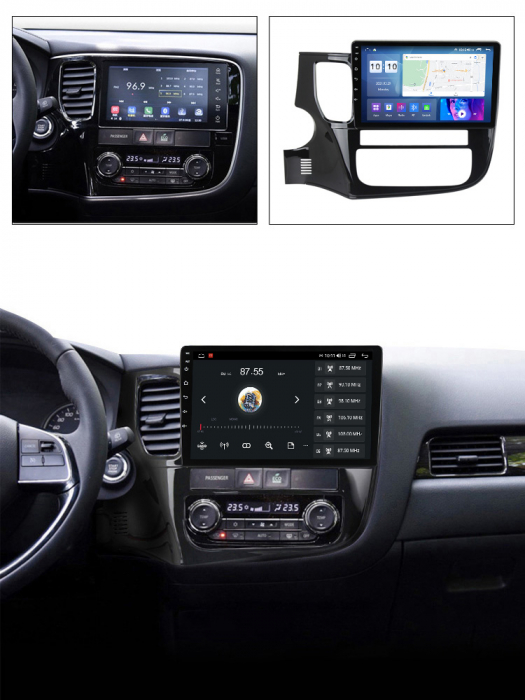 Navigatie dedicata Mitsubishi Outlander 2012-2018, 4 GB RAM 32 ROM, Android 13, Display QLED, 10", DSP, Carplay, Android Auto, Internet, Youtube , Waze , WI-FI , USB , Bluetooth [5]