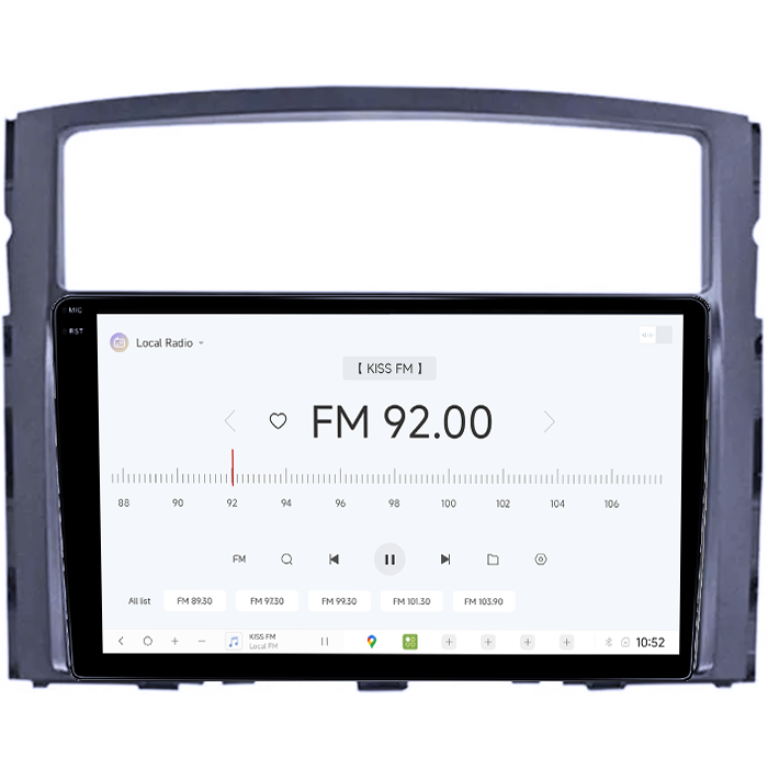 Navigatie dedicata Mitsubishi Pajero 2006-2014, DUDU3, 4GB RAM 64GB ROM, Octacore, Platforma 8581, Android, Display QLED 9", DSP, Carplay&AndroidAuto [4]