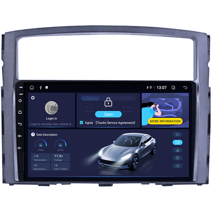Navigatie dedicata Mitsubishi Pajero 2006-2012, 8GB RAM 128GB ROM, Octacore, Platforma TS18, Android 13, Display QLED 9”, Suporta camera 360º, DSP, Carplay&Android Auto, SIM 4G, Ventilator Activ [3]
