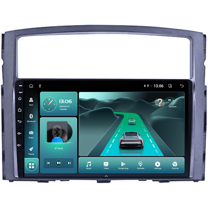 Navigatie dedicata Mitsubishi Pajero 2006-2012, 8GB RAM 128GB ROM, Octacore, Platforma TS18, Android 13, Display QLED 9”, Suporta camera 360º, DSP, Carplay&Android Auto, SIM 4G, Ventilator Activ [2]