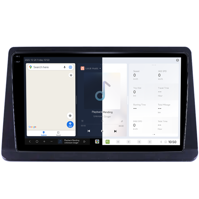 Navigatie dedicata Mitsubishi Pajero Montero V31 Cheetah, DUDU3, 4GB RAM 64GB ROM, Octacore, Platforma 8581, Android, Display QLED 9", DSP, Carplay&AndroidAuto [2]