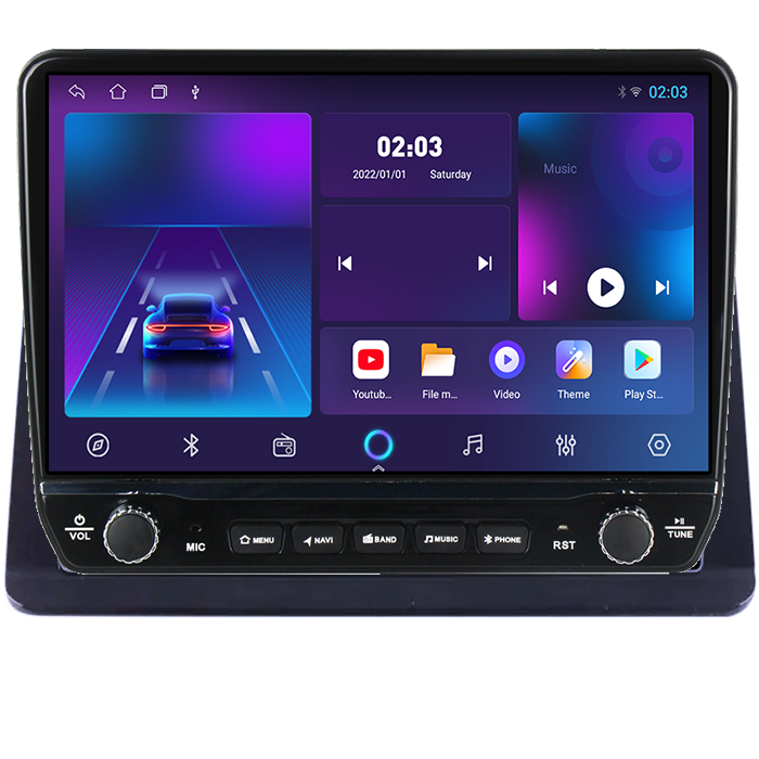 Navigatie dedicata Mitsubishi Pajero Montero V31 Cheetah Tesla cu butoane rotative model 2024, 4GB RAM 64GB ROM, Procesor Quadcore, Android 14, Display QLED 10", DSP, Carplay&Android Auto [5]