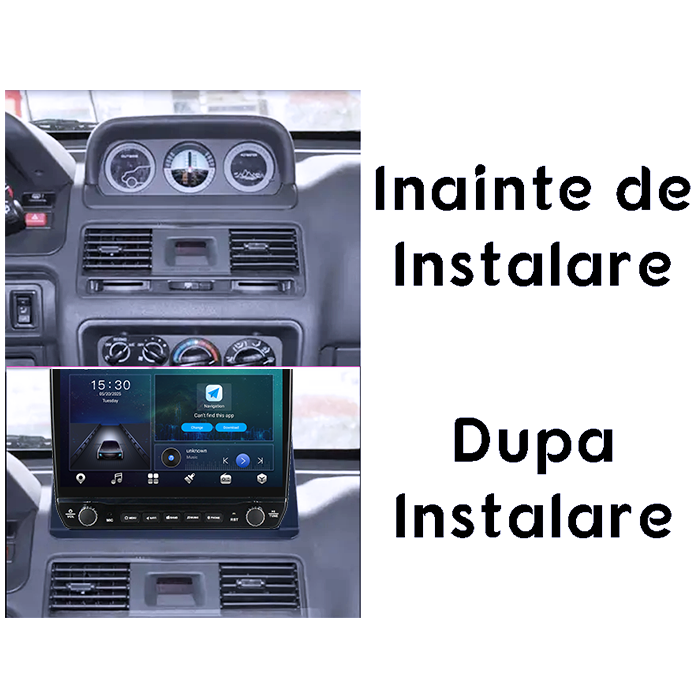 Navigatie dedicata Mitsubishi Pajero Montero V31 Cheetah Tesla cu butoane rotative model 2024, 4GB RAM 64GB ROM, Procesor Quadcore, Android 14, Display QLED 10", DSP, Carplay&Android Auto [7]