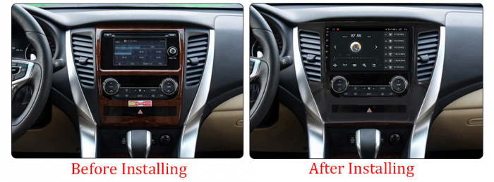 Navigatie dedicata Mitsubishi Pajero 2016-2018, 4 GB RAM 32 ROM, Android 13, Display QLED, 9", DSP, Carplay, Android Auto, Internet, Youtube , Waze , WI-FI , USB , Bluetooth [4]